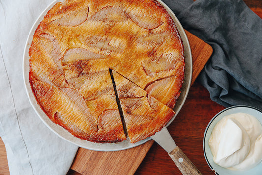 Cardamom And Cinnamon Spiced Pear Cake