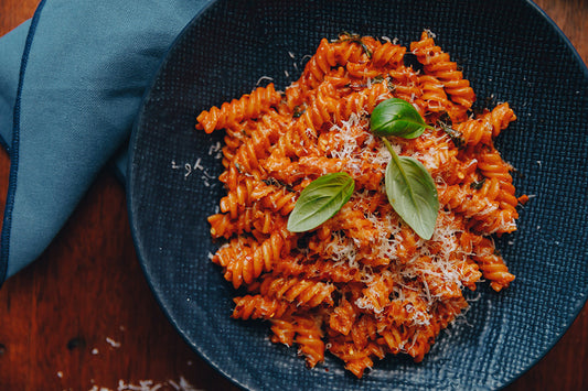 Fusilli Alla Vodka With Basil, Chilli And Parmesan