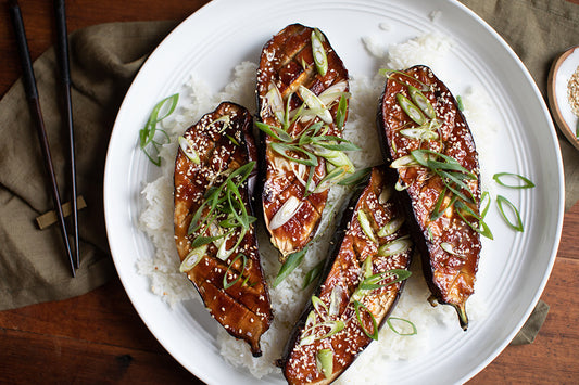 Miso Glazed Eggplant