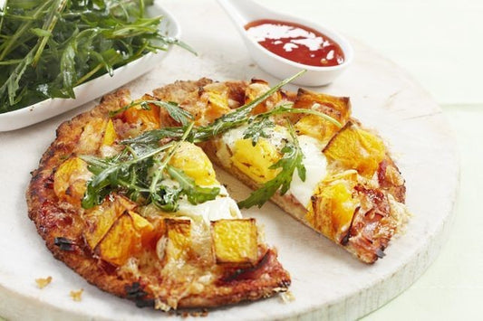 Pumpkin and Egg Pizzas