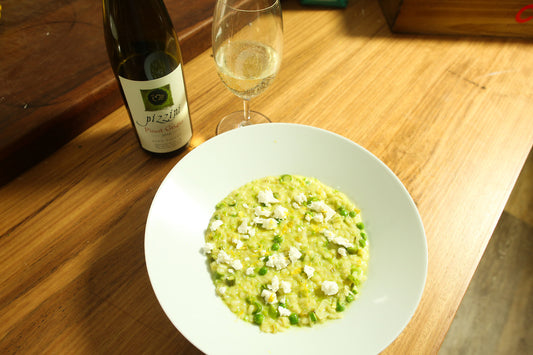 Asparagus and Pea Risotto