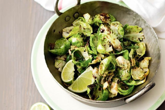 Pan Fried Brussels Sprouts